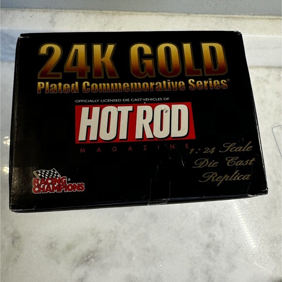 Racing Champions 24K Gold Plated Hot Rod Reflections In Gold 1:24 (1 of 4998) - Picture 8 of 11